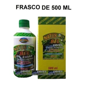 Ervas Diabete Natural Frasco de 500 Ml Diabete cirulacao gastrite